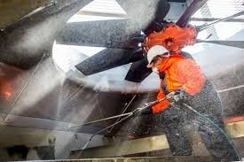 Tẩy cáu cặn tháp giải nhiệt, chiller